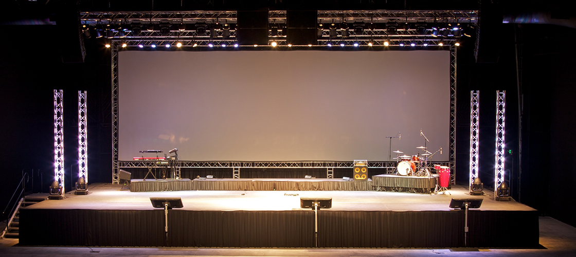 Stage for Open Air Concert
