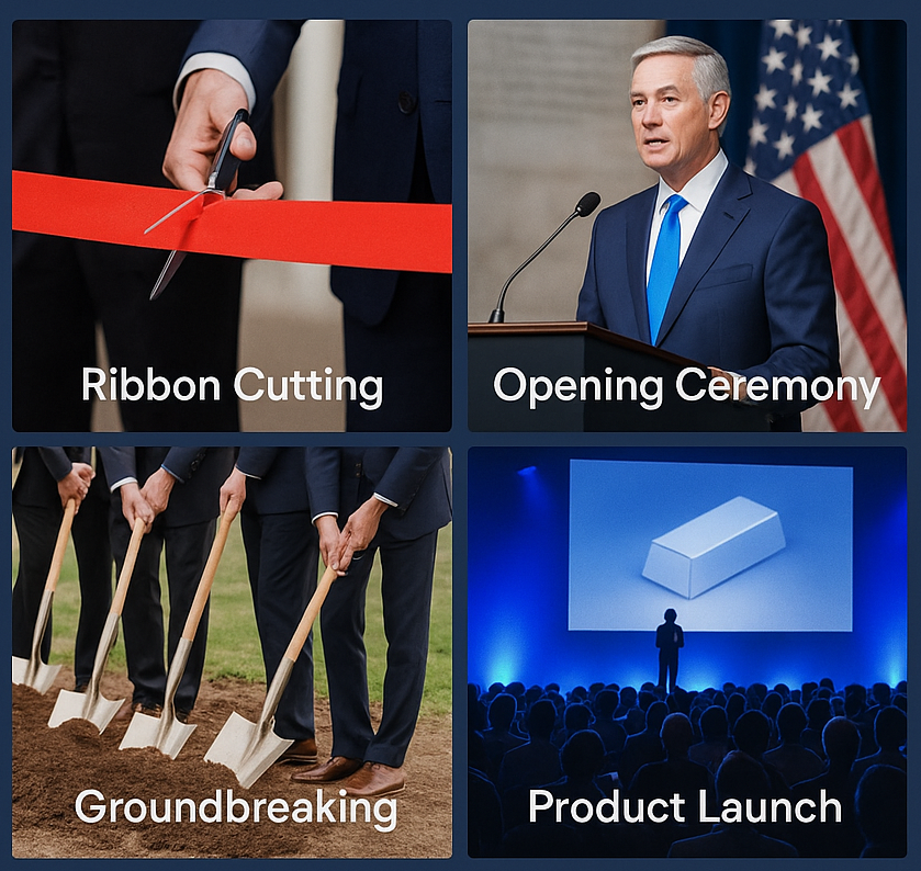 Types of Inauguration Events We Handle