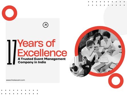 17+ Years of Excellence: A Trusted Event Management Company in India