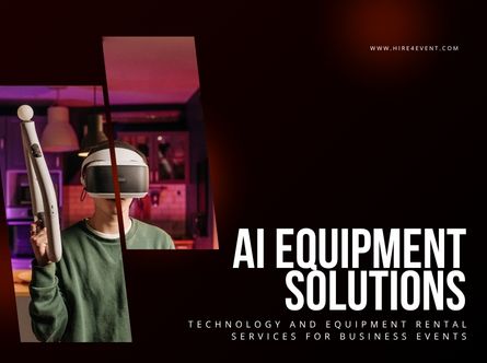 AI Event Technology and Equipment Rental Services for Corporate Events