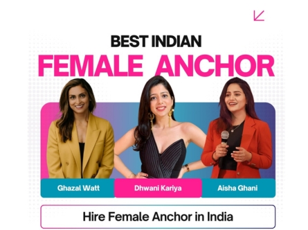 Hire Female Anchor in India - Hire4event Hire Female Anchor in India - Hire4event