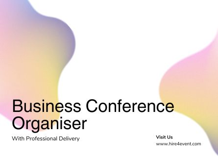 Famous Business Conference Organiser with Professional Delivery