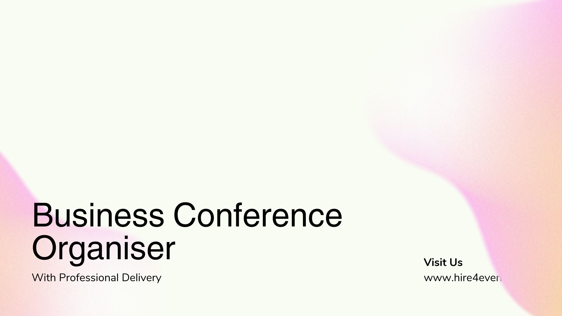 Famous Business Conference Organiser with Professional Delivery