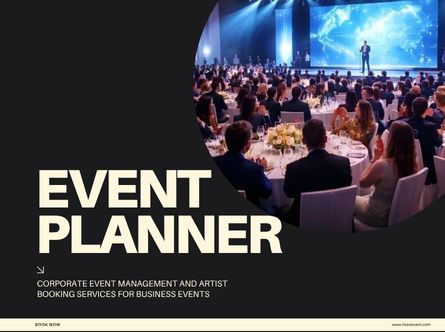 Corporate Event Management and Artist Booking Services for Business Events