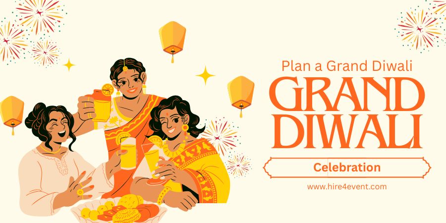 How to Plan a Grand Diwali Celebration with Music, Dance & Fun