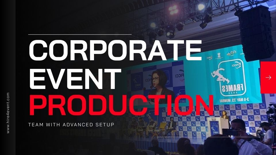 Famous Corporate Event Production Team with Advanced Setup