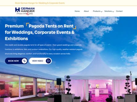 Best German Hanger Tent Rental Company in Delhi NCR for Weddings & Corporate Events