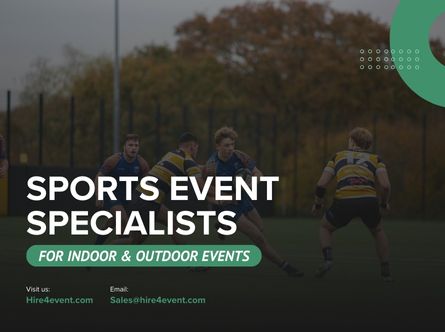 Trusted Sports Event Specialists for Indoor & Outdoor Events