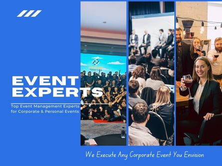 Top Event Management Experts for Corporate & Personal Events