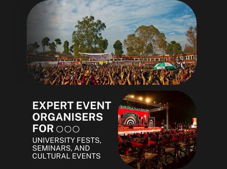 Expert Event Organisers for University Fests, Seminars, and Cultural Events Expert Event Organisers for University Fests, Seminars, and Cultural Events