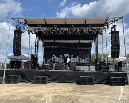 Concert and tour sound on rent