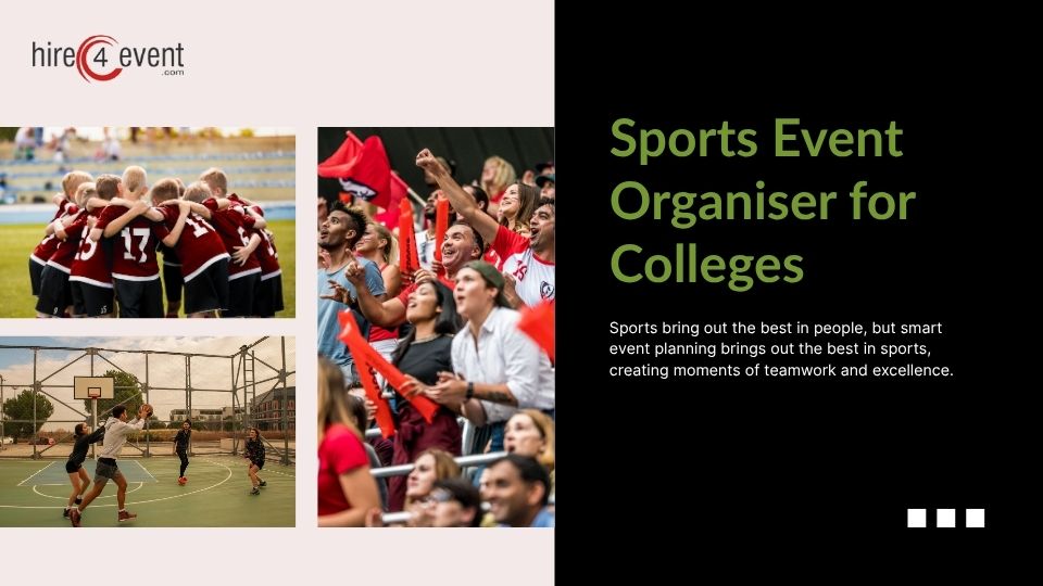 sports event organiser for colleges
